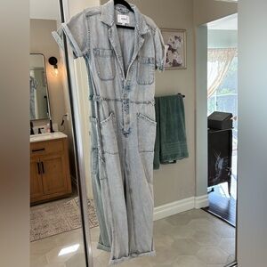 Pistola Grover Denim Jumpsuit SMALL Excellent Condition